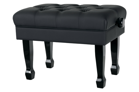 Classic Cantabile Banc De Piano Modèle W Noir Brillant image 1