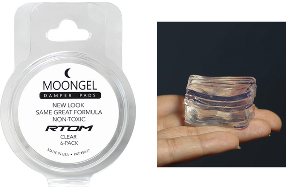 RTom Moongel Damper Pads clear image 1