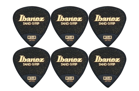 Ibanez PA16MSG-BK Grip Wizard Sand Medium - 6er Pack image 1