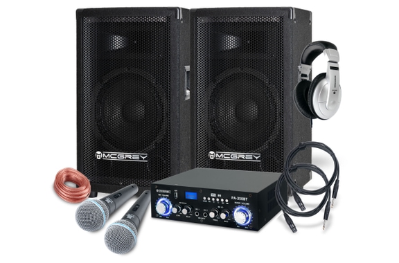 McGrey DJ Karaoke Compleetset Party-1000 600W image 1