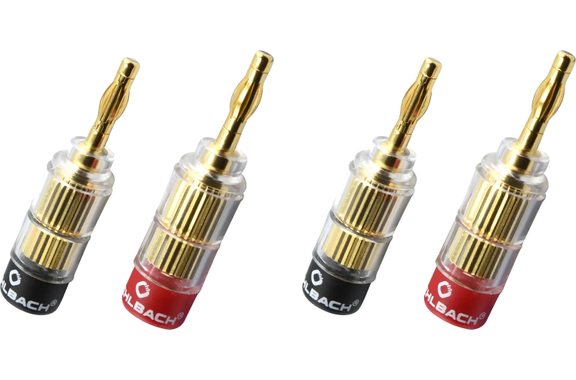 Conectores Banana Oehlbach Juego De 4 Bananenstecker image 1