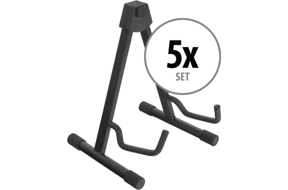 Classic Cantabile GS-2009A Guitar Stand for Acoustic Guitars and Basses 5x Set image 1
