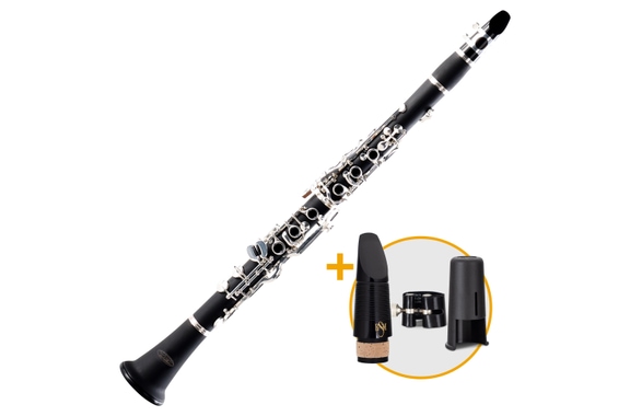 Classic Cantabile CLK-20 Clarinetto Sib Plastica Sistema Tedesco Set ESM image 1