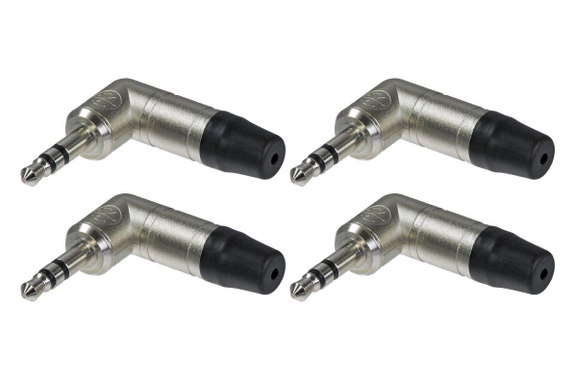 Neutrik NTP3RC Winkelklinkenstecker 3,5mm stereo 4er Pack image 1
