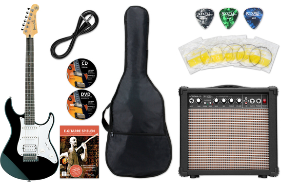Yamaha Pacifica 112J BL E-Gitarre Black image 1