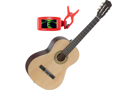 Classic Cantabile Acoustic Series AS-851 Classical Guitar 4/4 Set with Tuner image 1
