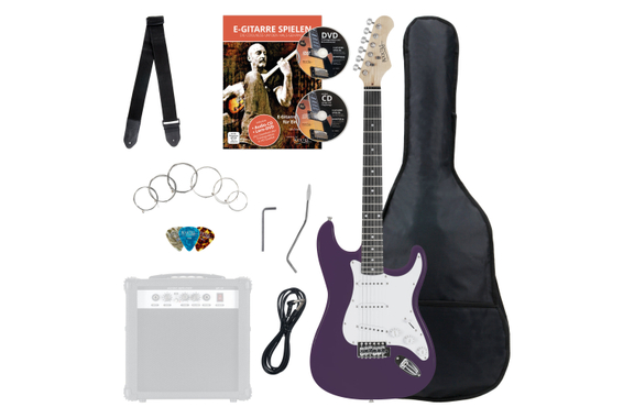 Rocktile Banger's Pack E-Gitarren Set, 7-teilig Purple - unvollständig! image 1