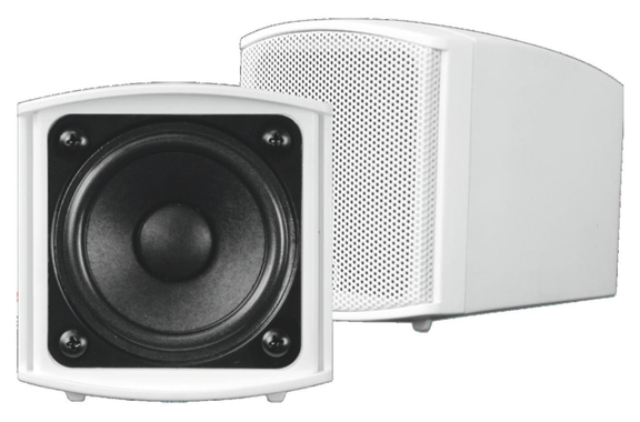 Omnitronic OD-2 Altoparlanti Da Parete Coppia 8 Ohm Bianco image 1