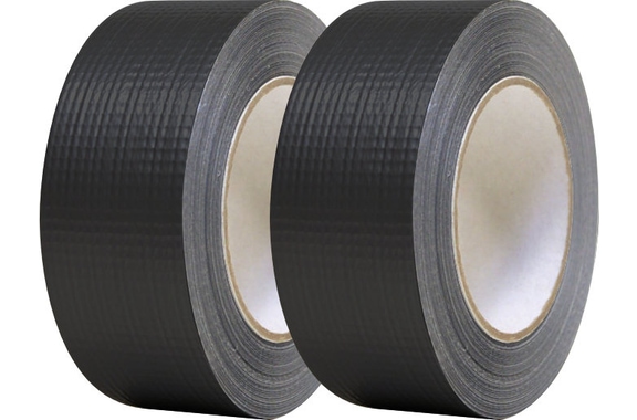 Gerband 246 Gaffa Tape Cloth Adhesive Tape 48mm x 50m Black 2x Set image 1