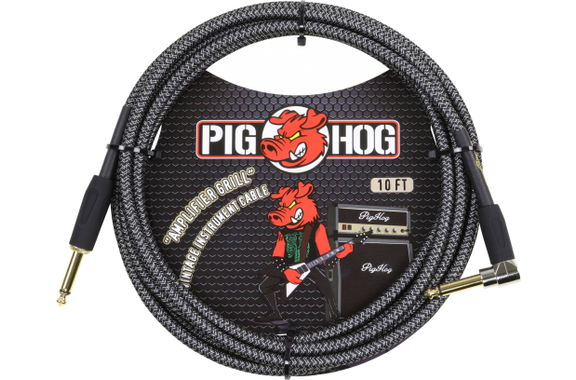 Pig Hog "Amplifier Grill" Instrumentenkabel 3m Winkel image 1