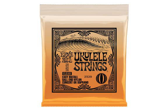 Ernie Ball 2329 Ukulele Ball-End Strings Clear image 1