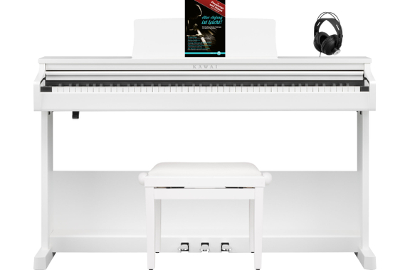 Kawai CX102W Digitale Piano Wit Satijn Set image 1