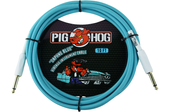 Pig Hog "Daphne Blue" Instrumentenkabel 3m image 1