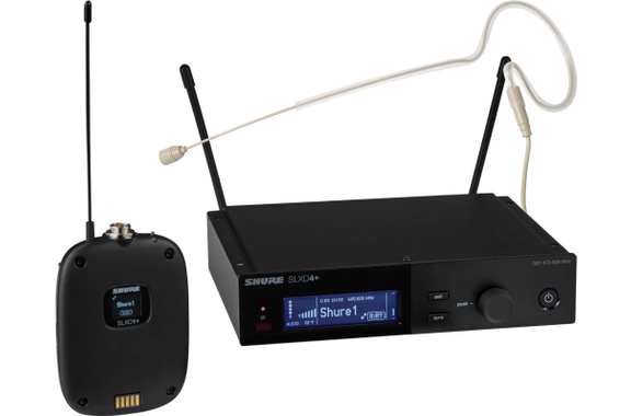 Shure SLXD14+ S50 Digitales Drahtlossystem inkl. HS-11 EA Headset image 1