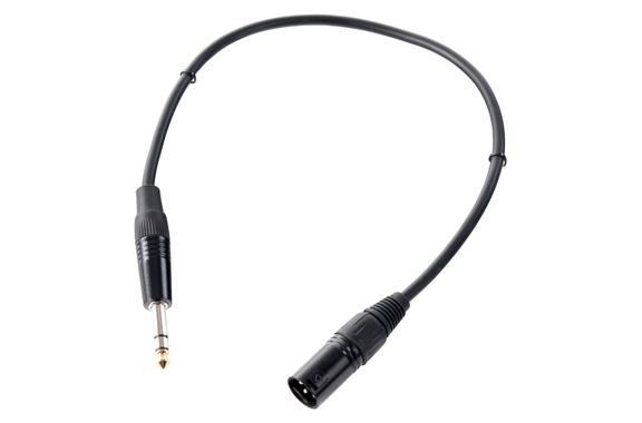 Pronomic Stage JXM-0.5 Stereo Jack/XLR Kabel 0,5m Zwart image 1