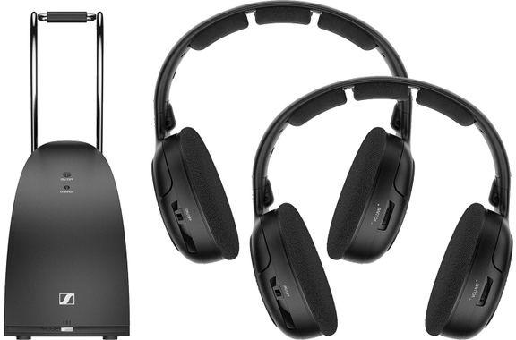 Sennheiser HDR RS 120-W TV Funkkopfhörer Partner Set image 1