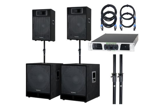 McGrey Powerstage-2800 PA-installatie 2800 Watt image 1