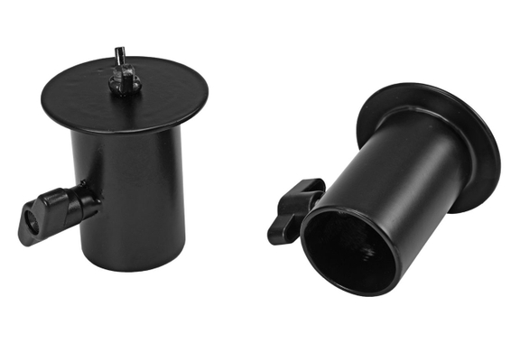 Omnitronic BOB-4 Speaker Stand Sleeve Set Black image 1