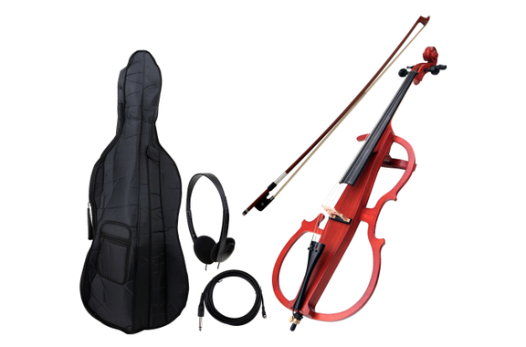 Classic Cantabile CE-200 Silent E-Cello natural matte image 1