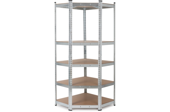 Étagère d’angle de stockage Stagecaptain Heavyrack avec plateaux en bois, max. 875 kg image 1