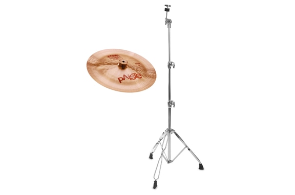 Paiste 2002 18" China + rechte Cymbalstand SET image 1