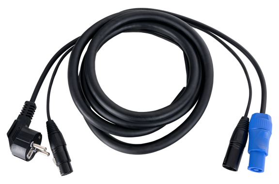 Pronomic Stage EUPPX-2.5 Cavo Ibrido Euro/Powerplug/XLR image 1
