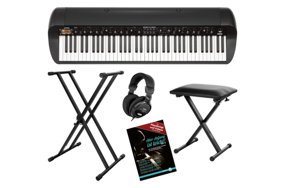 Korg SV-2 73 Stage Vintage Piano Set Schwarz image 1