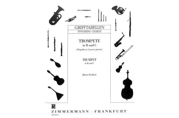 Grifftabelle für Trompete in B und C von Horst Eichler image 1