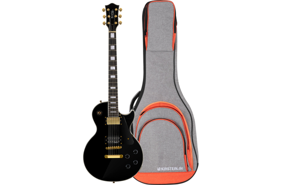 Rocktile Pro L-200BK Deluxe Guitare Électrique Set avec Housse Noire image 1