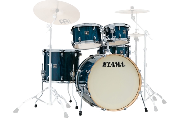 Tama CL52KRS-PGHP Superstar Classic Drumkit Gloss Sapphire Lacebark Pine image 1