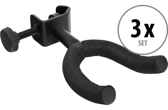 Rocktile GHMS-10 Soporte para Guitarras para Micrófonos 3x Set image 1