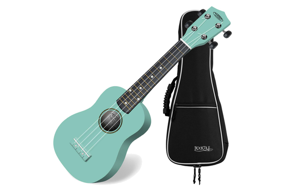 Classic Cantabile US-100 TQ Soprano-Ukulele Turquesa Set Incl. Funda image 1