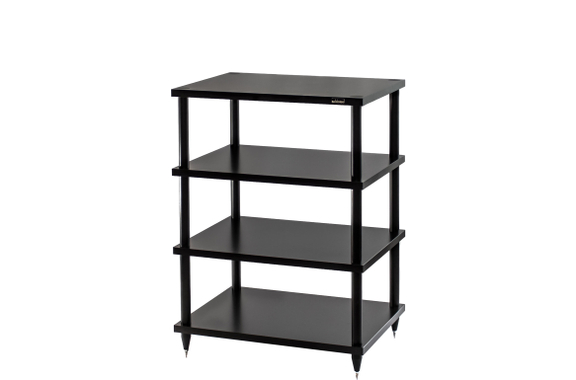 Solidsteel S2-4 HiFi Audio Rack Black image 1