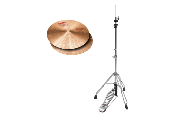 Paiste 2002 14" Sound Edge Hi-Hat + HiHat Maschine SET image 1