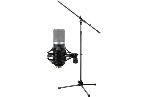 Pronomic CM-22 Microfono A Grande Diaframma incl. Supporto Antivibrazione, Filtro Anti-Vento & Kit Stativo image 1