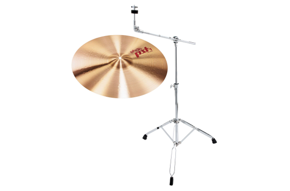 Paiste PST 7 14\" Thin Crash + Set Pied À Perche image 1