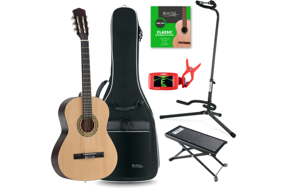 Classic Cantabile Acoustic Series AS-851 Guitare Classique 7/8 Set image 1