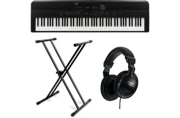 Kawai ES-920 B Stagepiano Black Stage Set image 1