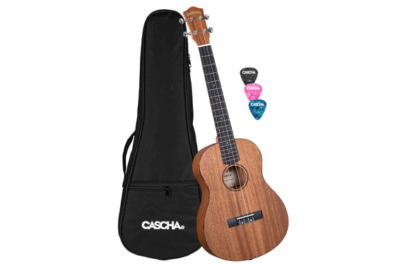 Cascha Bariton Mahagoni Ukulele Set  - Retoure (Zustand: sehr gut) image 1