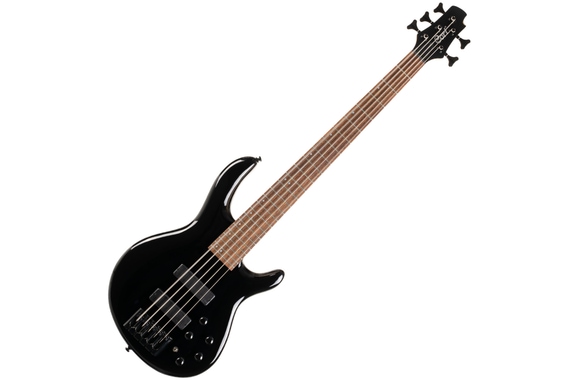 Cort C5 Deluxe E-Bass Black image 1