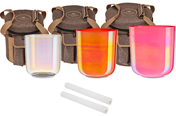 Meinl Sonic Energy ECSBSETECG Essence Kristallen Klankschalen Set image 1