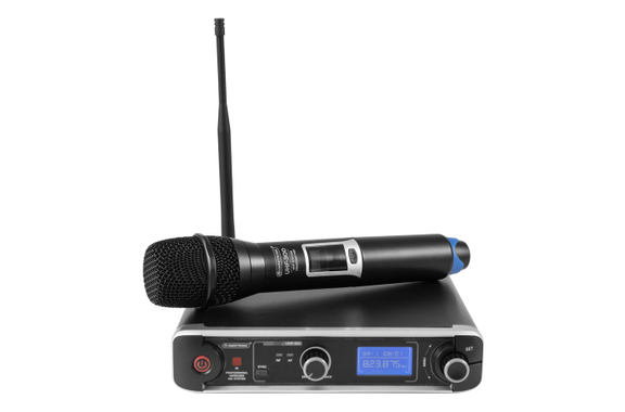 Omnitronic UHF-301 1-Kanaals Draadloos Microfoonsysteem 823-832/863-865MHz image 1