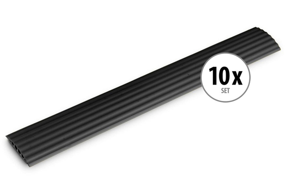 Adam Hall Defender Office Set De 10 Puentes De Cable Negros image 1