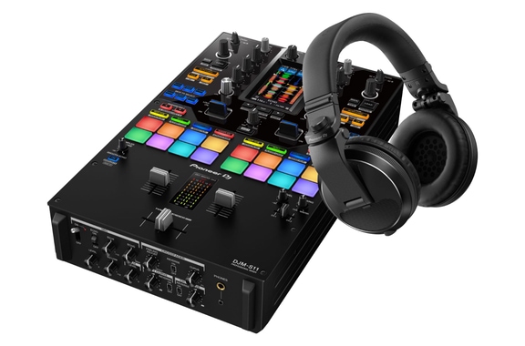 Pioneer DJ DJM-S11 + HDJ-X5-K Noir SET image 1