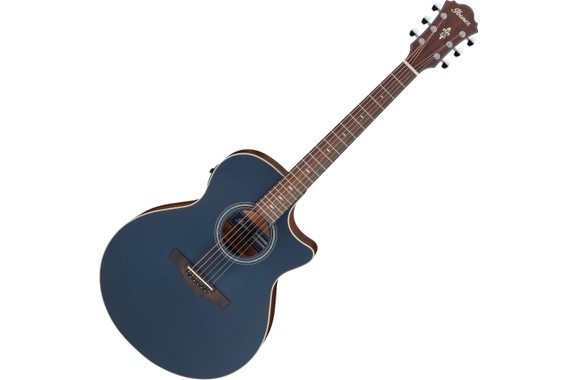 Ibanez AE100-DBF Dark Tide Blue Flat image 1