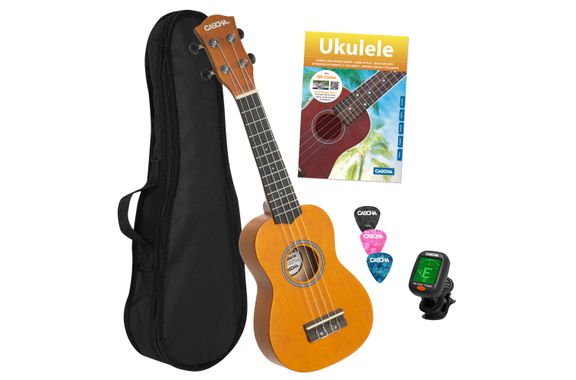 Cascha 3973 Pack Ukulélé Soprano Jaune image 1