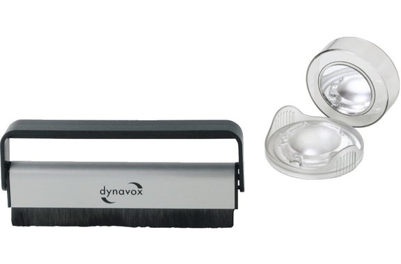 Dynavox Needle Cleaning Pad + Record Brush Set image 1