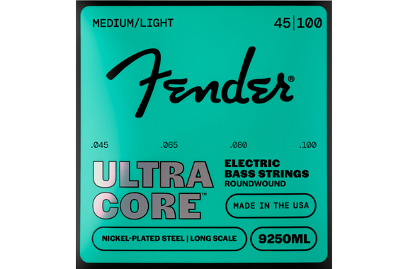 Fender Ultra Core 9250ML Nickel Plated Cordes De Basse 045-100 image 1