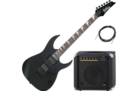 Ibanez GRG121DX-BKF Guitarra Eléctrica Set AK20G image 1