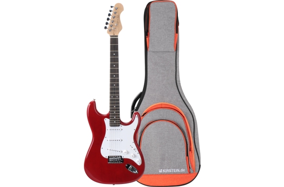 Rocktile Sphere Classic Set de Guitarra Eléctrica Roja con Funda image 1